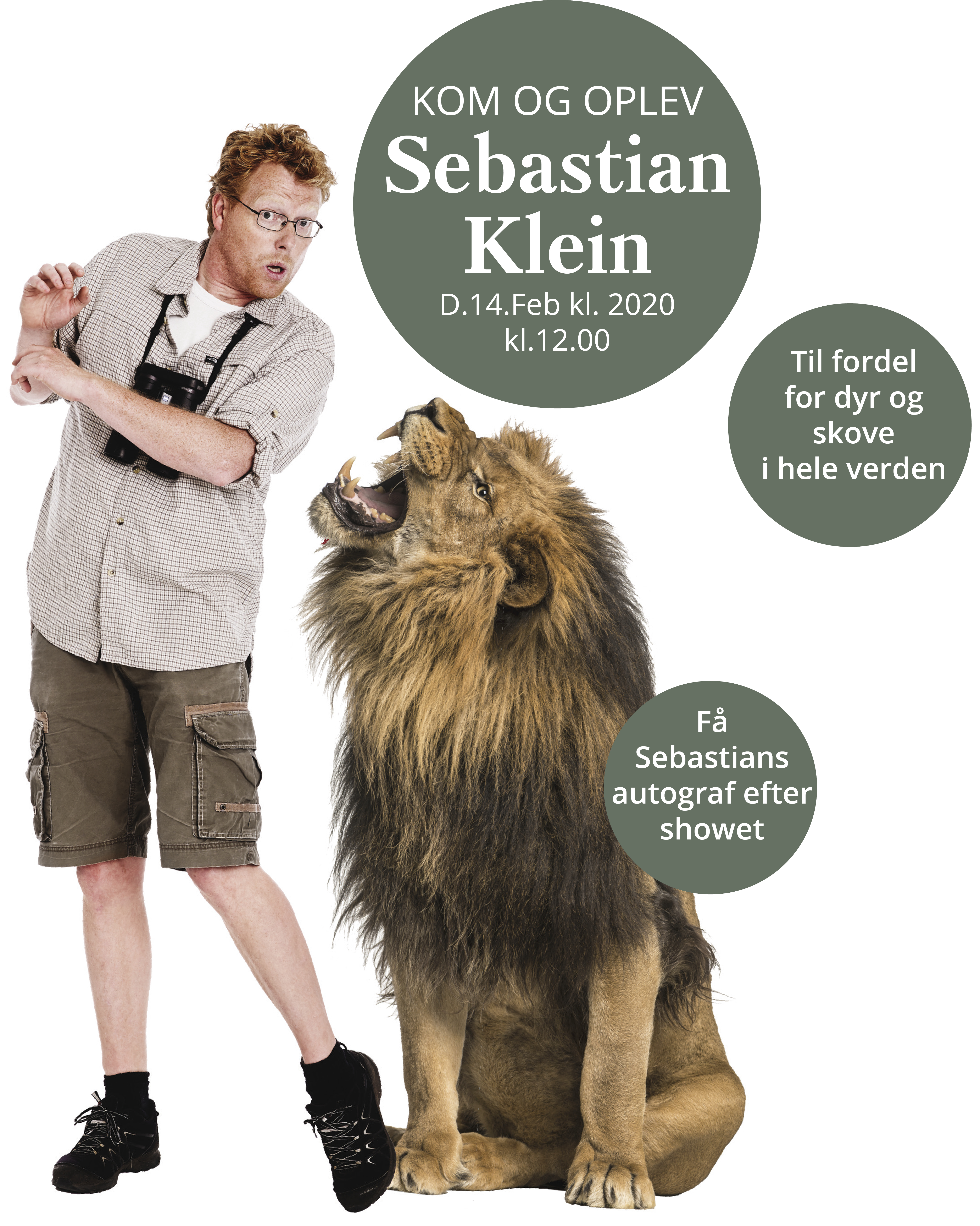 Kom og oplev Sebastian lLein i skolernes vinterferie - og støt Verdens Skove