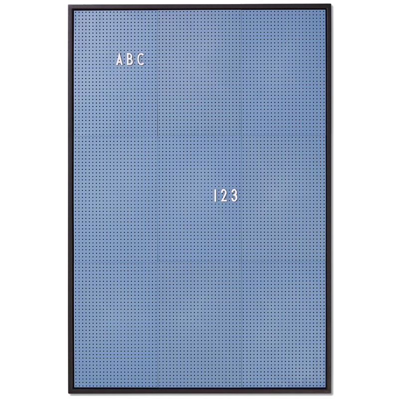 Design Letters message board, A2 blå OUTLET Børneneskartel.dk