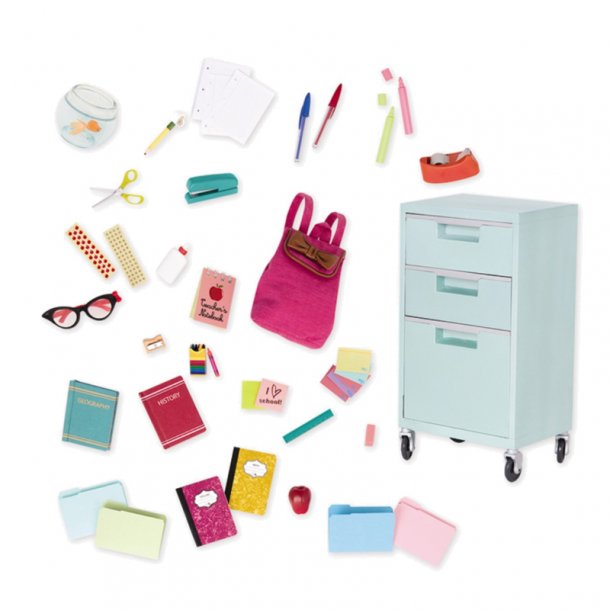 Our Generation dukketilbehør, skoletilbehør Our Generation dukker